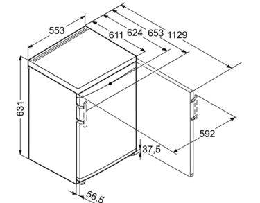 Armoire négative sécurisée, 70 litres, 2 tiroirs