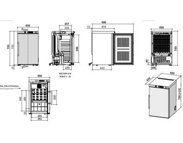 Armoire box positive labo 52L porte pleine Advanced