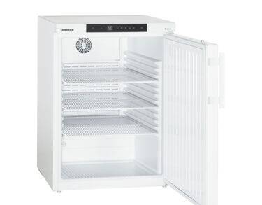 Armoire médicaments 5°C ± 3°C, 142 litres, encastrable sous paillasse, porte pleine