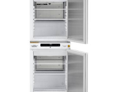 Combiné laboratoire qualifiable +5°C +/-3K et -25°C +/-5K réfrigérateur / congélateur 250L