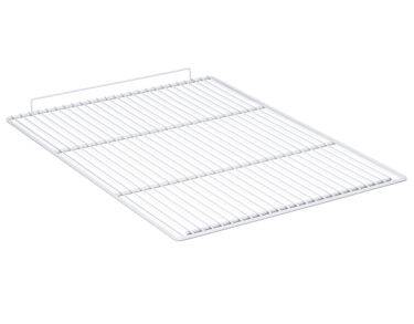 Grille acier plastifié (lxp) 600x800 mm (prévoir 1 jeu de glissières)