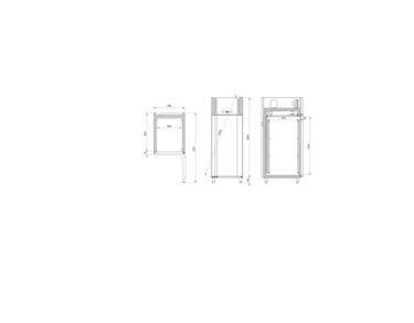 ARMOIRE LABO POSITIVE VITREE BIOPLUS 930L QUALIFIABLE+5°C +/-2K
