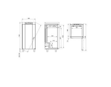 Armoire positive labo 218L qualifiable +5°C +/-3K