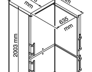 Combiné ATEX 5°C ± 3°C et -20°C, 361 litres, porte pleine