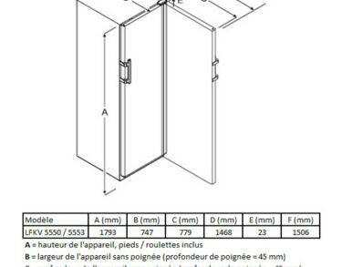 Armoire positive 5°C± 2°C, 588 litres, porte vitrée