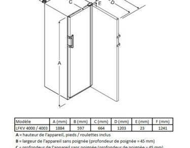 Armoire positive 5°C± 3°C, 394 litres, porte pleine