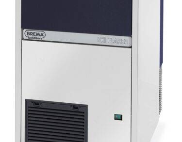 Machine à glace grains 105 kg/24h, réserve 30kg, condenseur air, pompe de vidange