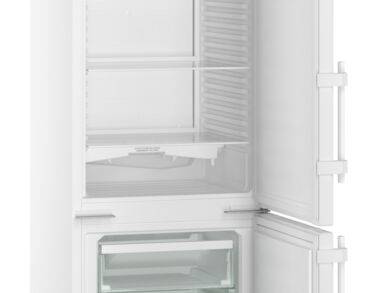 Combiné 5°C ± 3°C et -20°C, 377 litres, porte pleine