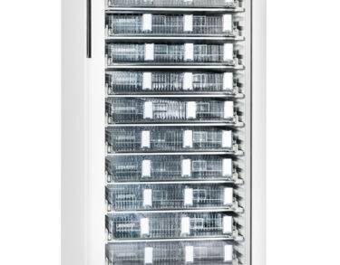 Armoire positive 5°C ± 3°C, 347 litres, porte vitrée