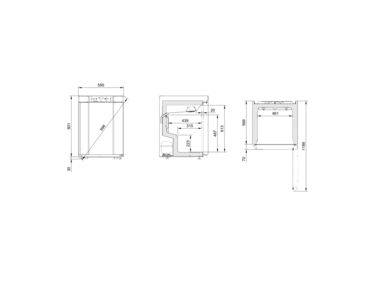 ARMOIRE POSITIVE ATEX BLANCHE VITREE 125L + 2°C à + 15°C
