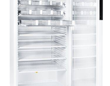 Armoire positive 5°C ± 3°C, 569 litres, porte vitrée