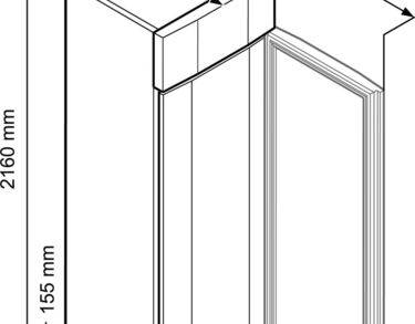 Armoire positive 5°C ± 3°C, 597 litres, porte pleine