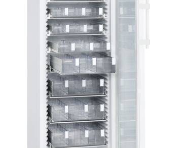 Armoire positive 5°C ± 3°C, 386 litres, porte vitrée