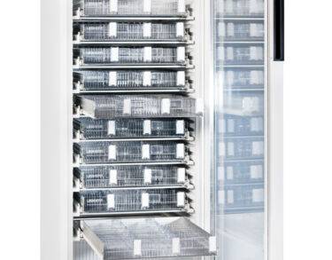 Armoire positive 5°C ± 3°C, 347 litres, porte vitrée