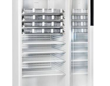 Armoire médicaments 5°C ± 3°C, 569 litres, porte vitrée
