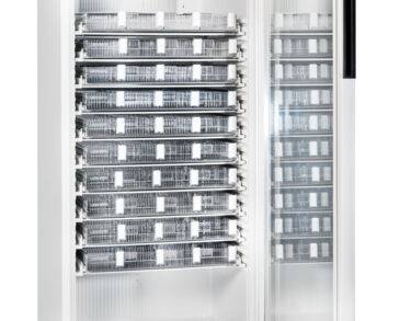 Armoire médicaments 5°C ± 3°C, 569 litres, porte vitrée
