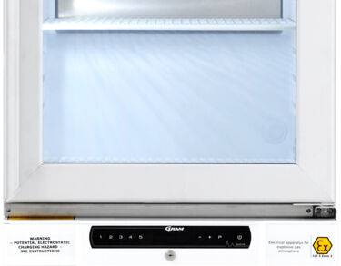 Combiné laboratoire qualifiable vitré +5°C +/-3K et -25°C +/-5K réfrigérateur / congélateur 343L