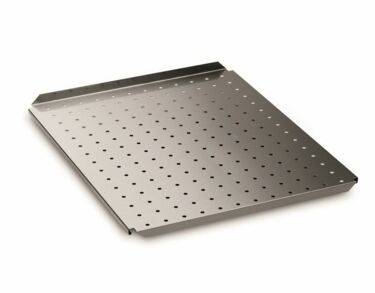 Plateau acier inox perforé